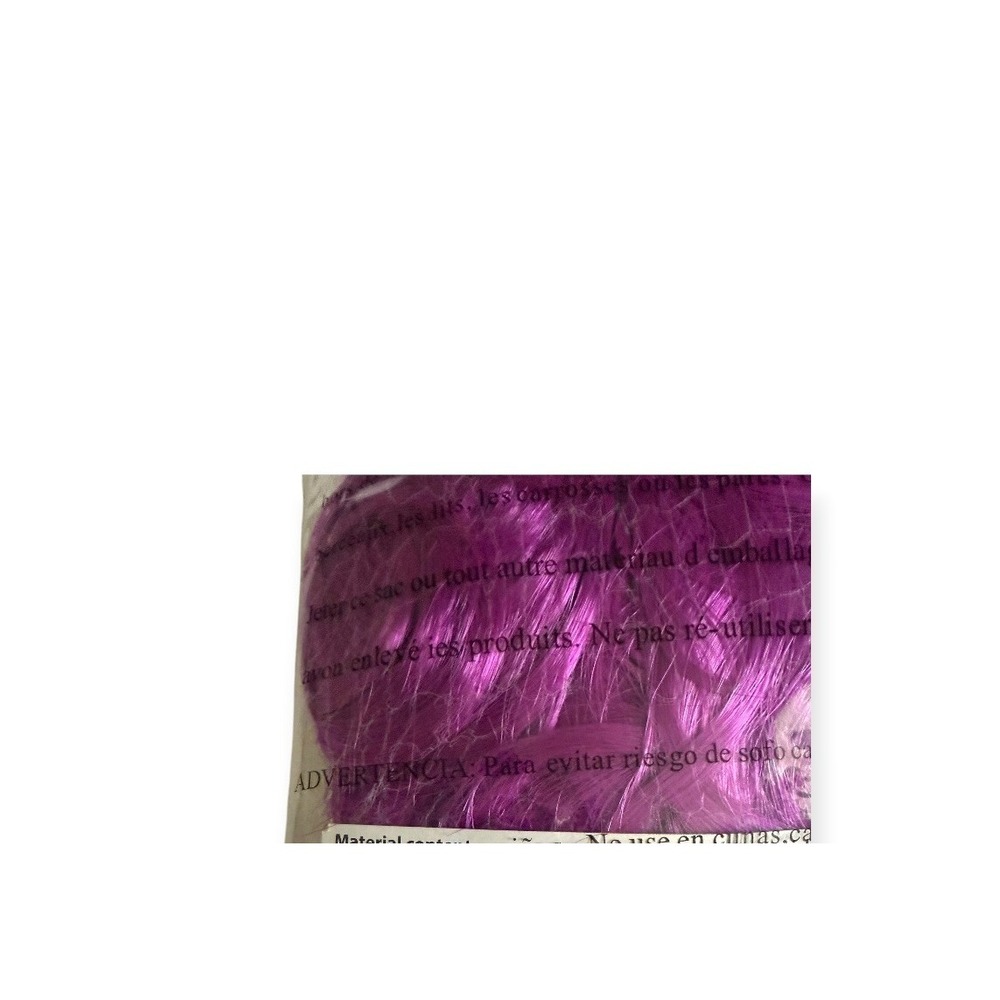 Purple Pink Long Curly Wig Womens 14+ Adult Halloween Costume Cosplay Party - Picture 4 of 4